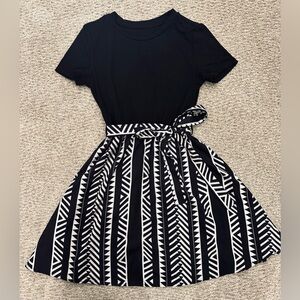 Black and White Dress